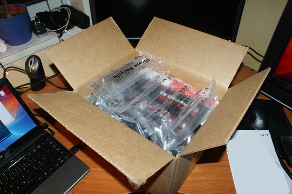 
The box the evalbot arrived in
